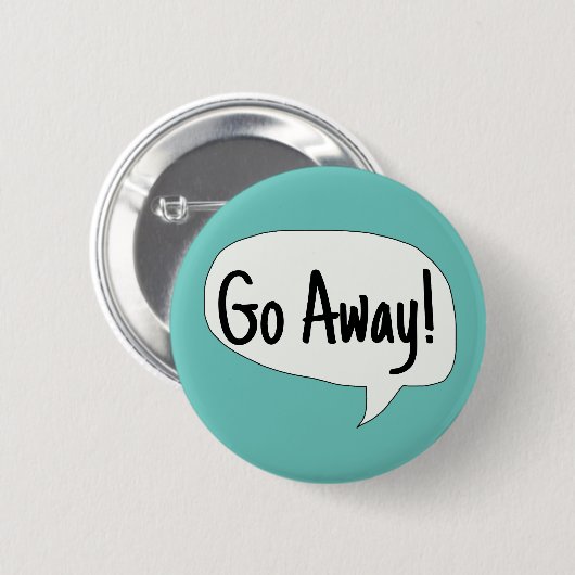 Klantenservice, Ga weg, persoonlijke ruimte Ronde Button 5,7 Cm (Voorkant /achterkant)