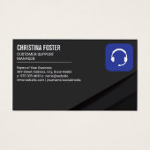 Klantenservice | Headset Visitekaartje (Voorkant)