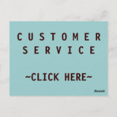 Klantenservice - INFO-Briefkaart Briefkaart (Achterkant)