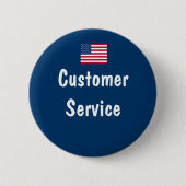 Klantenservice Ronde Button 5,7 Cm (Voorkant)