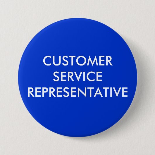 KLANTENSERVICE RONDE BUTTON 7,6 CM (Voorkant)
