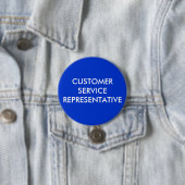 KLANTENSERVICE RONDE BUTTON 7,6 CM (In situ)