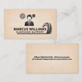 Klantenservice | Technische callcenter | Auto Graf Visitekaartje (Voorkant / Achterkant)