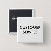 KLANTENSERVICE VIERKANTE BUTTON 5,1 CM (Voorkant /achterkant)