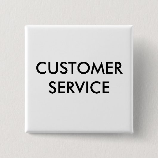 KLANTENSERVICE VIERKANTE BUTTON 5,1 CM (Voorkant)