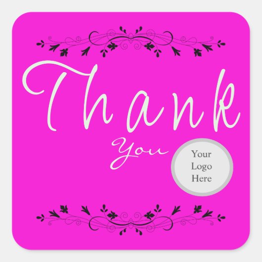 Klantenservice Vierkante Sticker (Voorkant)