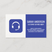 Klantenservicemedewerker | Headset Visitekaartje (Voorkant)