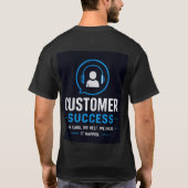 🎧 Klantensuccessen-professionele ondersteuningste T-shirt (Achterkant)
