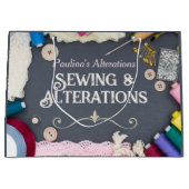 Klantentas voor naaiwijzigingsservices groot cadeauzakje (Voorkant)