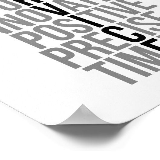 Klantenvriendelijke support voor innovatief positi poster (Hoek)