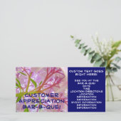 Klantenwaardering Bar-B-Que! Kaartuitnodigingen (Staand voorkant)