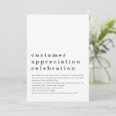 Klantenwaardering Logo zakelijke feestdag Kaart (Staand voorkant)