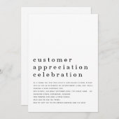 Klantenwaardering Logo zakelijke feestdag Kaart (Voorkant / Achterkant)