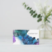 KLANTGALAXY-WATERKLEUR VISITEKAARTJE (Staand voorkant)