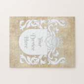 Klantgericht Heraldisch Schild Legpuzzel (Horizontaal)