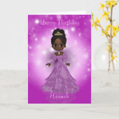 klantgericht verjaardagswenskaart met cutie kaart (Gele Bloem)