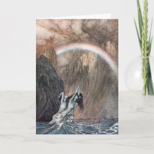 klantgerichte notecard, de Meisjes van Rackham Kaart (Voorkant)