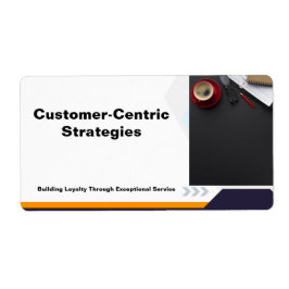 klantgerichte strategiepresentatie etiket