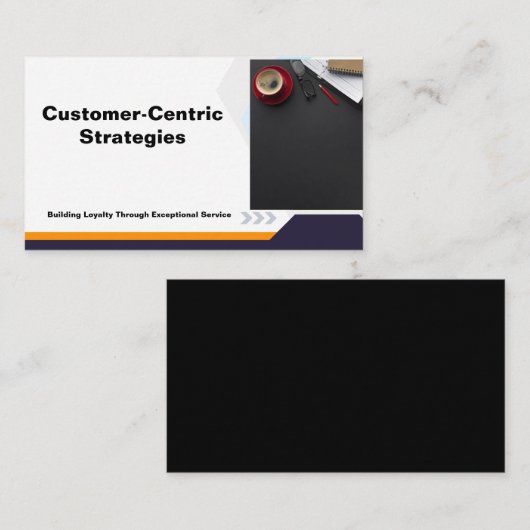 klantgerichte strategiepresentatie visitekaartje (Voorkant / Achterkant)