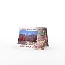 Klantkaart voor Thanksgiving 3rev