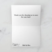 Klantkaarten voor salon feestdagen kaart (Binnen)