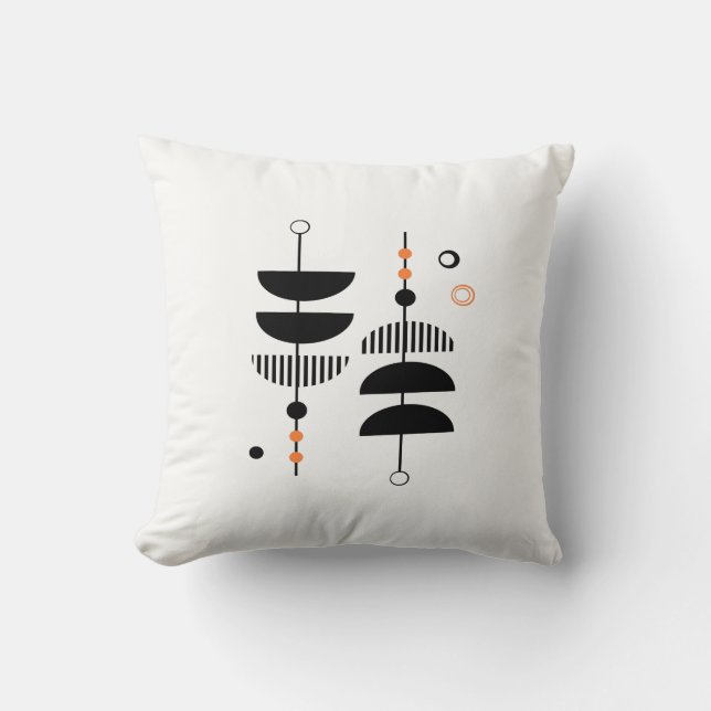 KLANTKLEUR - GEDURENDE MIDDEN - Moderne afdrukken Kussen (Voorkant)