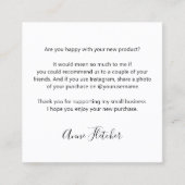 Klantloyaliteit en doorverwijzing Logo Contactkaartje (Voorkant)