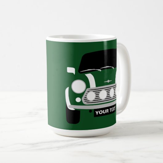 KLANTPERSONALIZE CLASSIC MINI CaR Coffee Mok (Voorkant rechts)