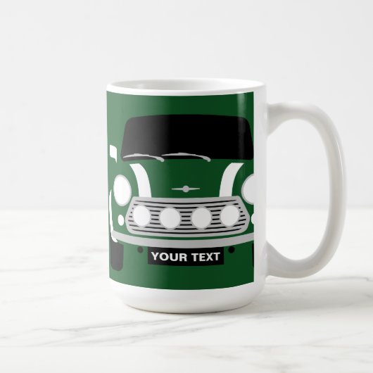 KLANTPERSONALIZE CLASSIC MINI CaR Coffee Mok (Rechts)
