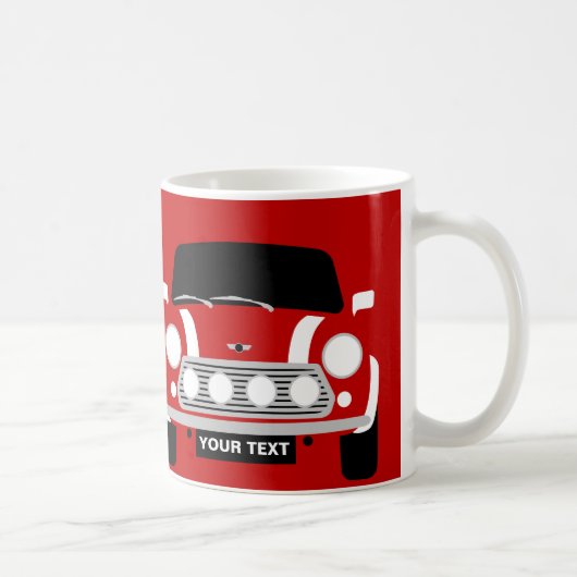 KLANTPERSONALIZE CLASSIC MINI CAR KOFFIEMOK (Rechts)