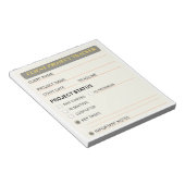 Klantproject Tracker Notitieblok (Schuin)