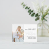 Klantspecifiek 4 foto visitekaartje (Staand voorkant)