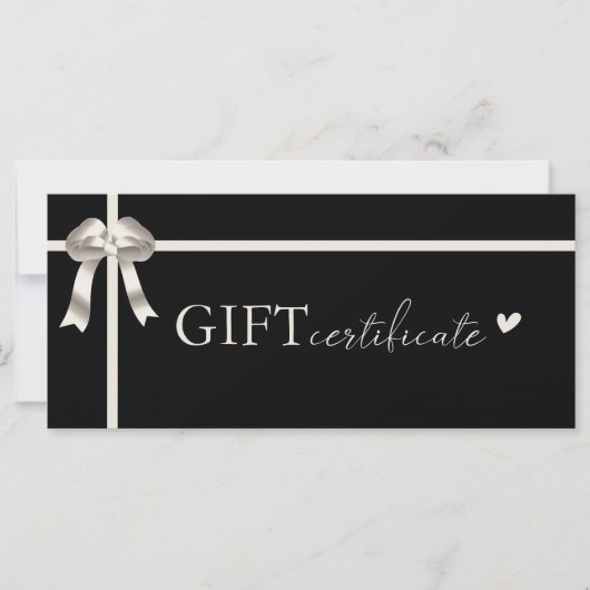 Klantspecifiek Business Gift Certificaat (Voorkant)
