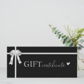 Klantspecifiek Business Gift Certificaat (Staand voorkant)