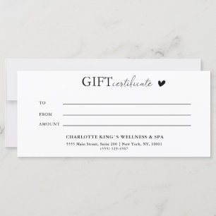 Klantspecifiek Business Gift Certificaat