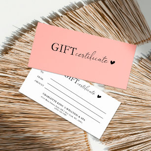 Klantspecifiek Business Gift Certificaat