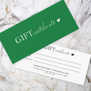 Klantspecifiek Business Gift Certificaat