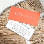 Klantspecifiek Business Gift Certificaat
