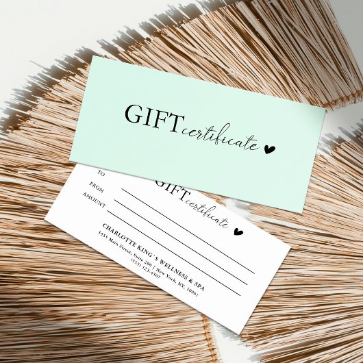 Klantspecifiek Business Gift Certificaat