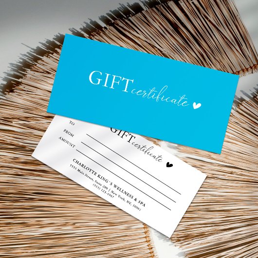 Klantspecifiek Business Gift Certificaat