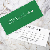 Klantspecifiek Business Gift Certificaat