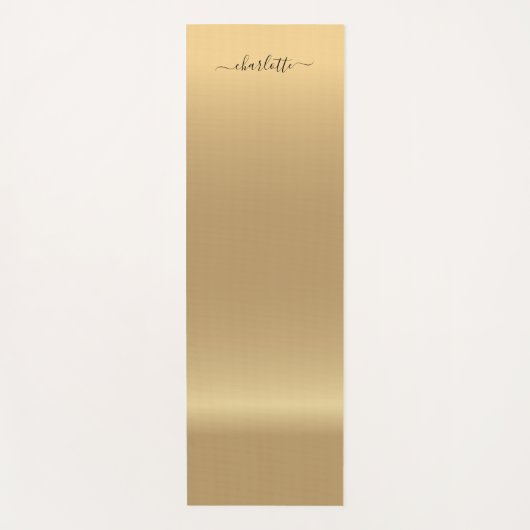 Klantspecifiek, goud (Imiteer) Yogamat (Voorkant)