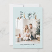 Klantspecifiek "Joy-Merry Christmas Feestdagenkaart (Voorkant)