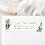 Klantspecifiek Kerstbotanisch Etiket (Insitu)