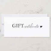 Klantspecifiek Logo Business Cadeaubon (Voorkant)