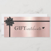 Klantspecifiek, Logo Business Gift Certificate (Voorkant)
