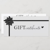 Klantspecifiek, Logo Business Gift Certificate (Voorkant / Achterkant)