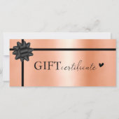 Klantspecifiek, Logo Business Gift Certificate (Voorkant)