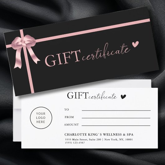 Klantspecifiek, Logo Business Gift Certificate