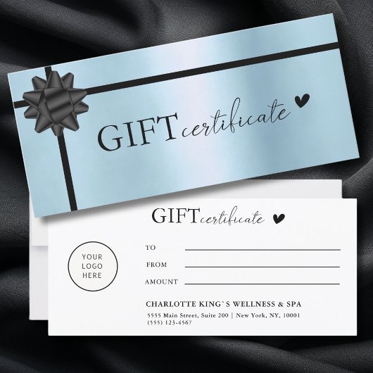 Klantspecifiek, Logo Business Gift Certificate